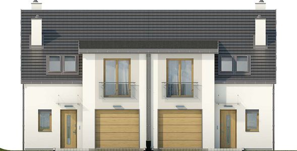 Фасад дома KAE-6419-53 Фасад дома KAE-6419-53